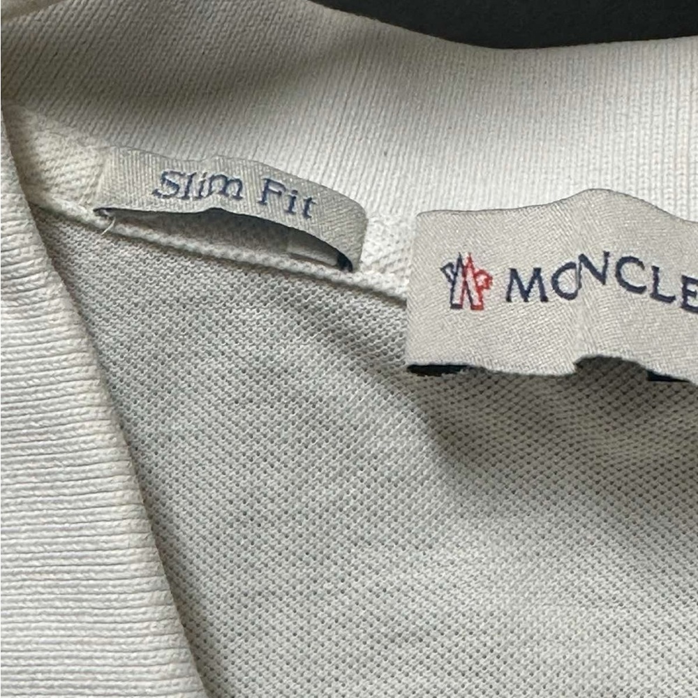 Moncler Classic White Polo Shirt - Picture 3 of 12